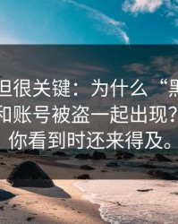 不热门但很关键：为什么“黑料社官网”总和账号被盗一起出现？。希望你看到时还来得及。