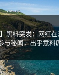 【爆料】黑料突发：网红在深夜一点被曝曾参与秘闻，出乎意料席卷全网
