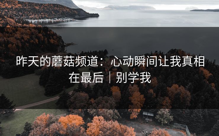 昨天的蘑菇频道:心动瞬间让我真相在最后|别学我 昨天的蘑菇频道:心动瞬间让我真相在最后|别学我
